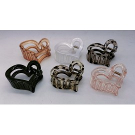 Fashion Alley 6 CM Shine Hair Claw For Women Pack Of 12