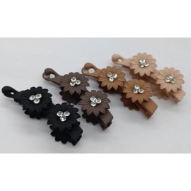 Fashion Alley 10CM Matt Finish Hair Banana Clip For Women {Pack Of 12}