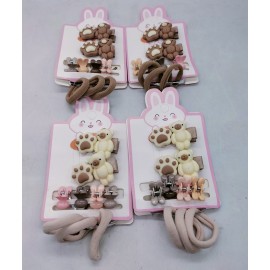 Fashion Alley Hair Pin With Clutcher For Kids Pack Of 12 Card